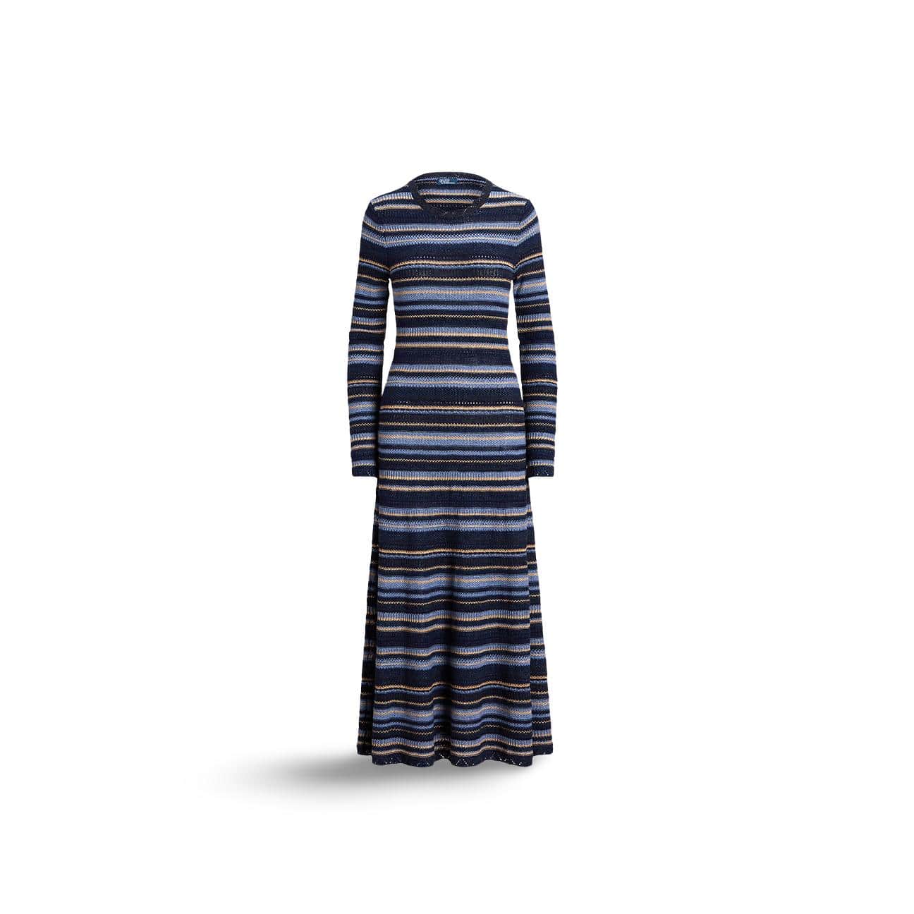 POLO RALPH LAUREN - Women's knitted dress in Blue Blue Marlin & Co. POLO RALPH LAUREN - Women's knitted dress in Blue Blue Marlin & Co.