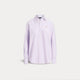 POLO RALPH LAUREN Camicia donna in Oxford Relaxed Fit Lilla