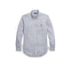 POLO RALPH LAUREN Camicia uomo Custom Fit in lino a righe Blue