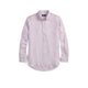 POLO RALPH LAUREN Camicia uomo Custom Fit in lino a righe Lavanda