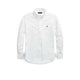 POLO RALPH LAUREN Camicia uomo Custom Fit in oxford Bianco