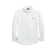 POLO RALPH LAUREN Camicia uomo Custom Fit in oxford Bianco