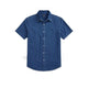 POLO RALPH LAUREN Camicia uomo in seersucker Custom Fit Blue