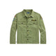 POLO RALPH LAUREN Camicia uomo militare Herringbone twill Verde