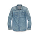 POLO RALPH LAUREN Camicia uomo western in denim