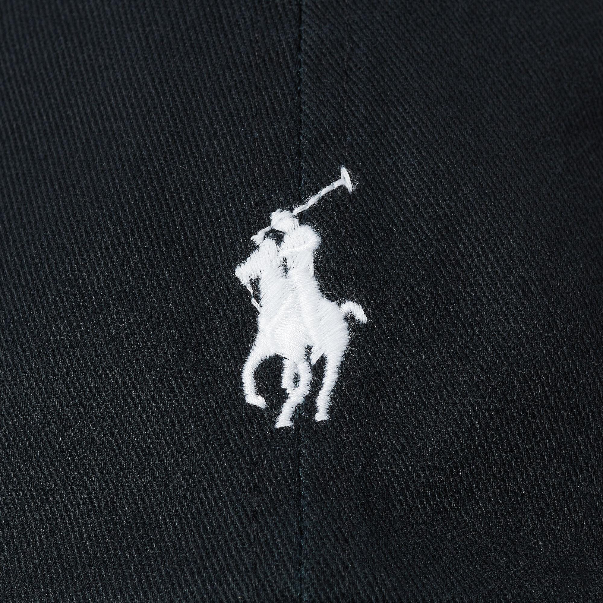 POLO RALPH LAUREN Cappellino in chino di cotone Nero