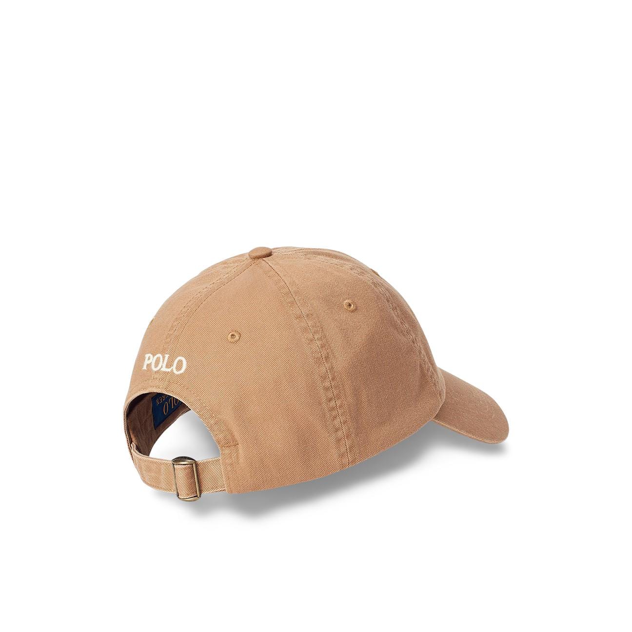 POLO RALPH LAUREN Cappellino in chino di cotone Tan