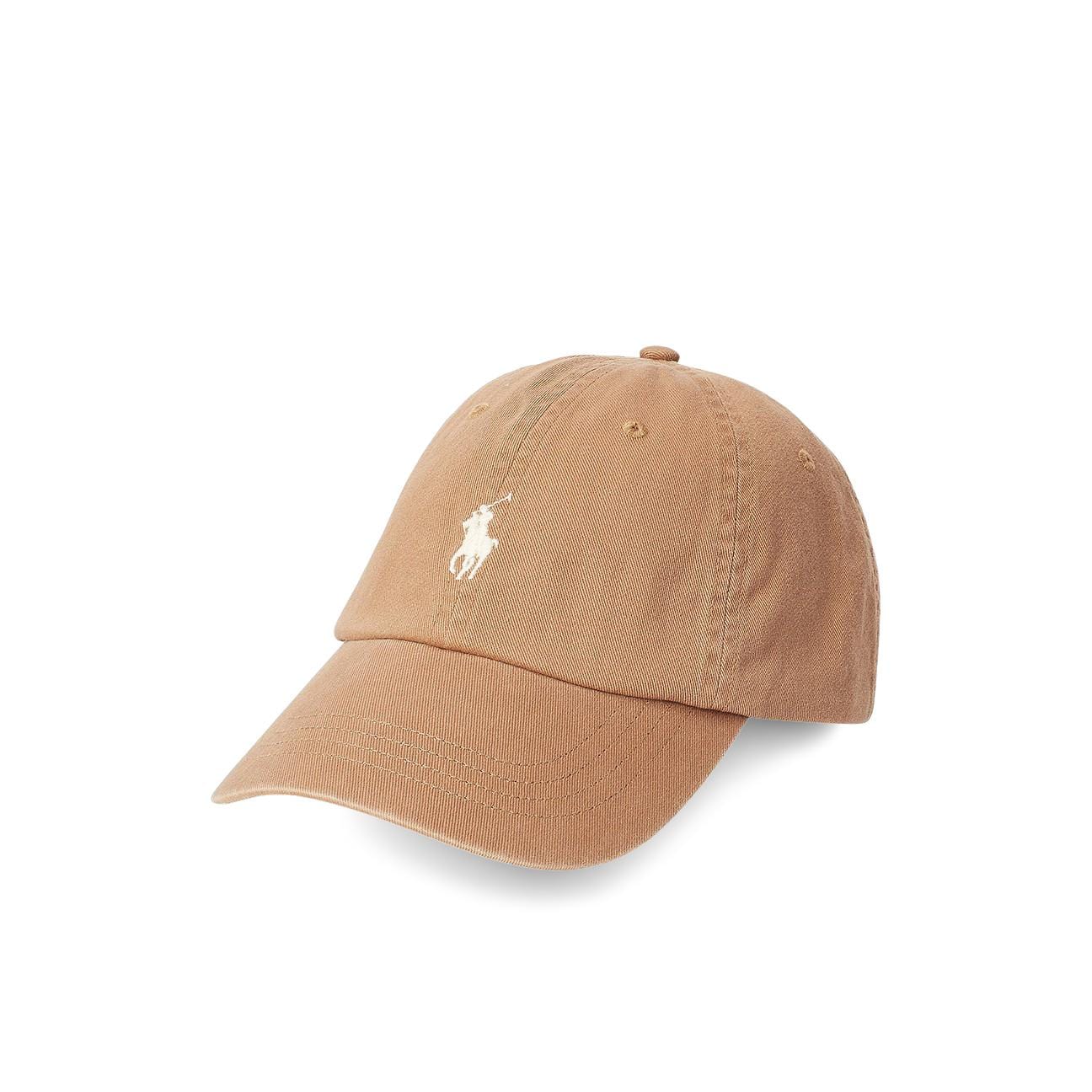 POLO RALPH LAUREN Cappellino in chino di cotone Tan