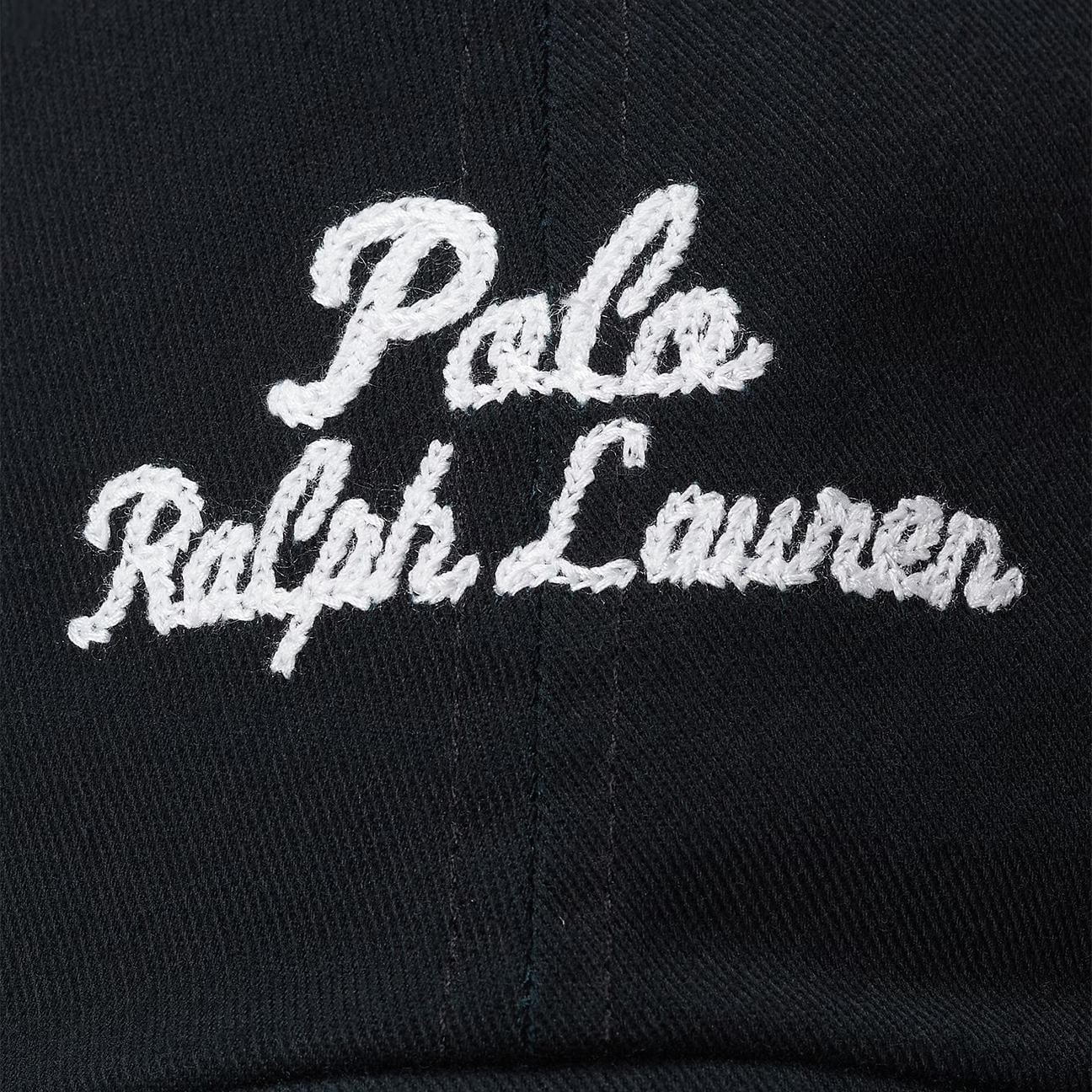 POLO RALPH LAUREN Cappello in twill con logo Nero