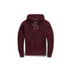 POLO RALPH LAUREN Felpa uomo con cappuccio Bordeaux