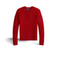 POLO RALPH LAUREN Maglia donna girocollo in lana e cashmere Rosso