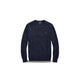 POLO RALPH LAUREN Maglia uomo in cotone Slim Fit Blue