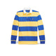 POLO RALPH LAUREN Maglia uomo Rugby in cotone Blue e Giallo