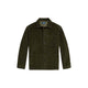 POLO RALPH LAUREN Overshirt uomo in velluto a coste Verde Militare