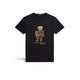POLO RALPH LAUREN T-Shirt uomo Polo Bear Custom Slim-Fit Nero