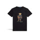 POLO RALPH LAUREN T-Shirt uomo Polo Bear Custom Slim-Fit Nero