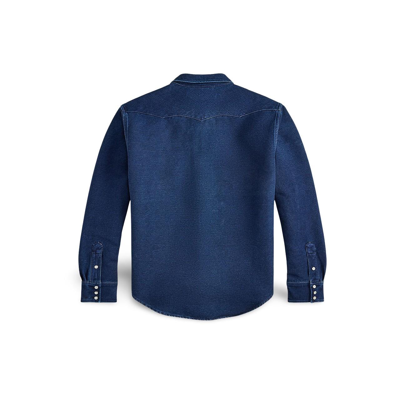 RRL Camicia uomo Buffalo in cotone pesante Indigo