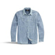 RRL Camicia uomo double face Indaco