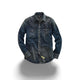 RRL Camicia uomo western in denim Slim-Fit