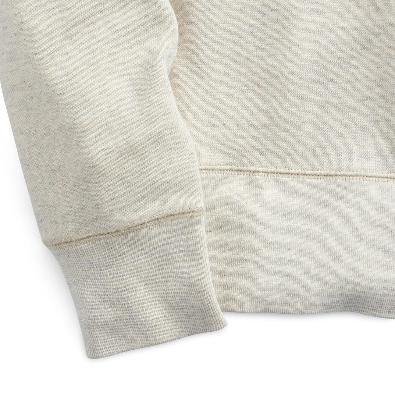 RRL Felpa uomo in cotone con logo Avena Melange