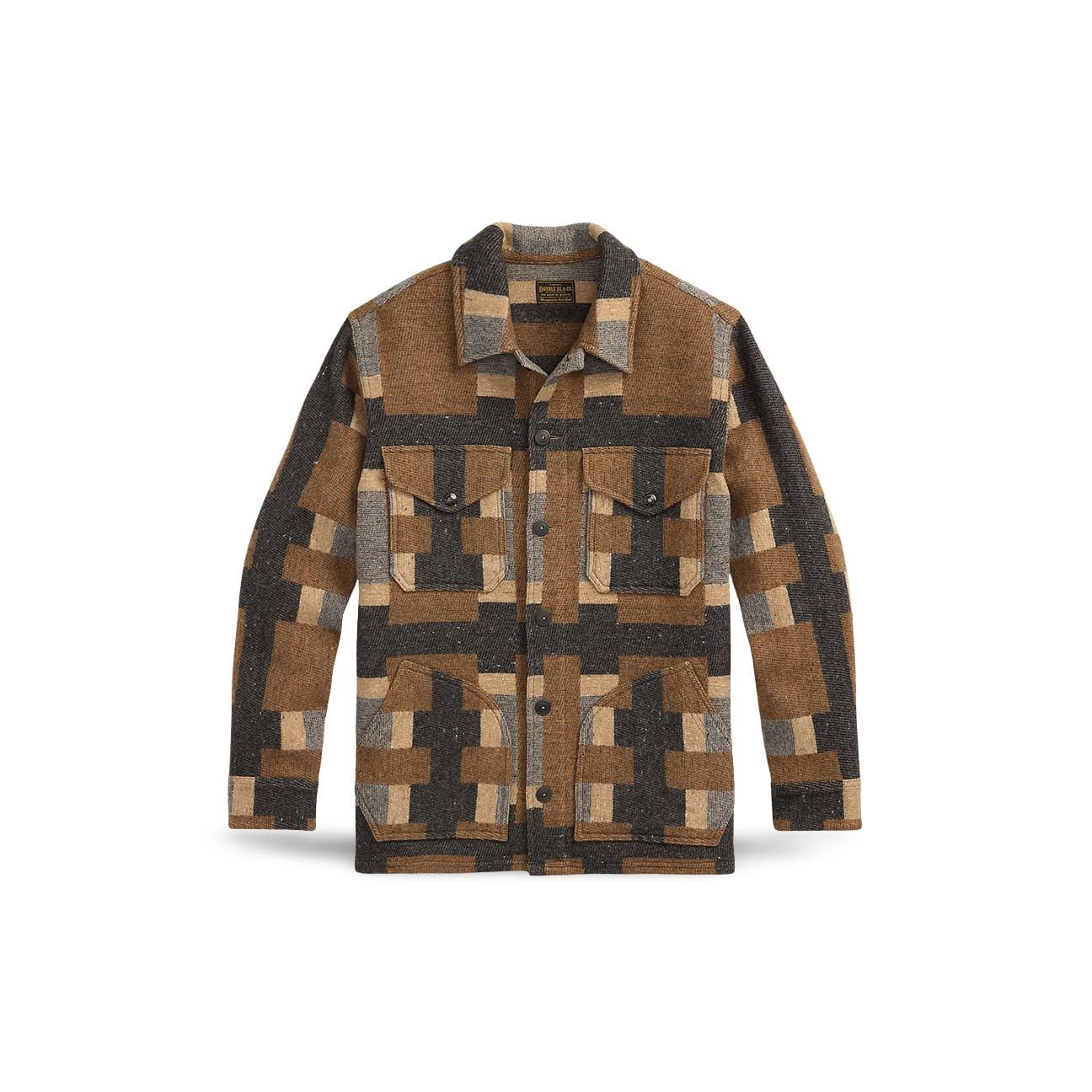 RRL Giacca uomo a camicia in misto lana Ashford
