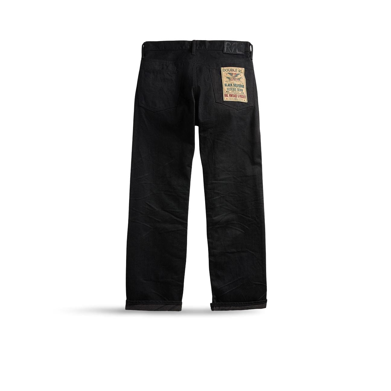 RRL Jeans uomo Vintage 5 Tasche Nero