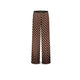 SIYU Pantalone donna stampa geometrica Rosso