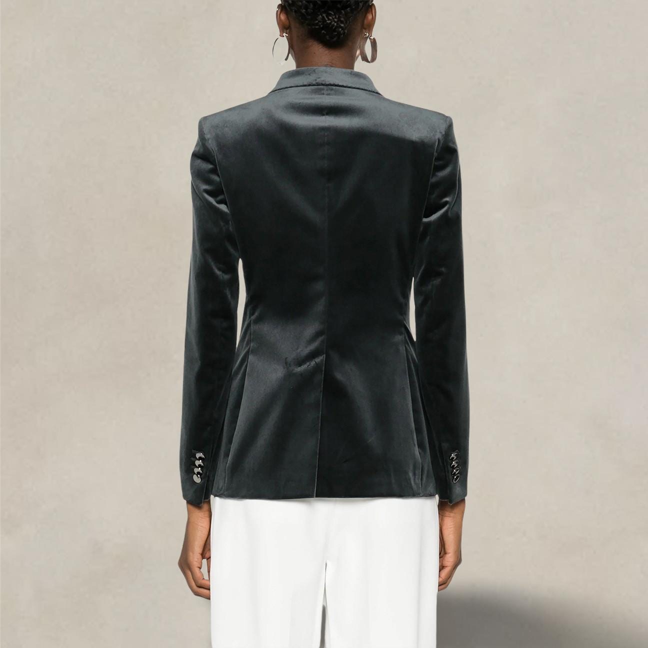 TAGLIATORE Blazer donna in velluto Grigio