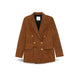 TAGLIATORE Blazer donna Josie in pelle scamosciata Cuoio