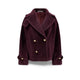 TAGLIATORE Caban donna Sheila in alpaca Bordeaux