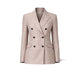 TAGLIATORE Giacca donna Parigi doppiopetto in lana seta Beige