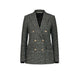 TAGLIATORE Giacca donna Parigi pied de poule Grigio