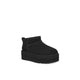 UGG Stivali Classic Ultra Mini con Plateau Nero