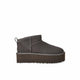 UGG Stivali Classic Ultra Mini Platform Charcoal