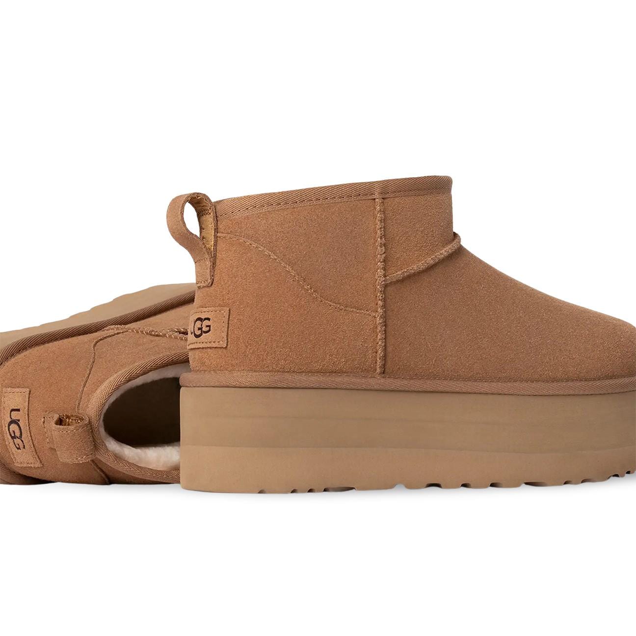 UGG Stivali Classic Ultra Mini Platforn Chesnut