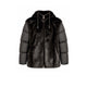 ZOE PARIS Piumino donna con ecofur Nero