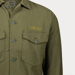 CHESAPEAKES Camicia Jones Aloha Verde Militare
