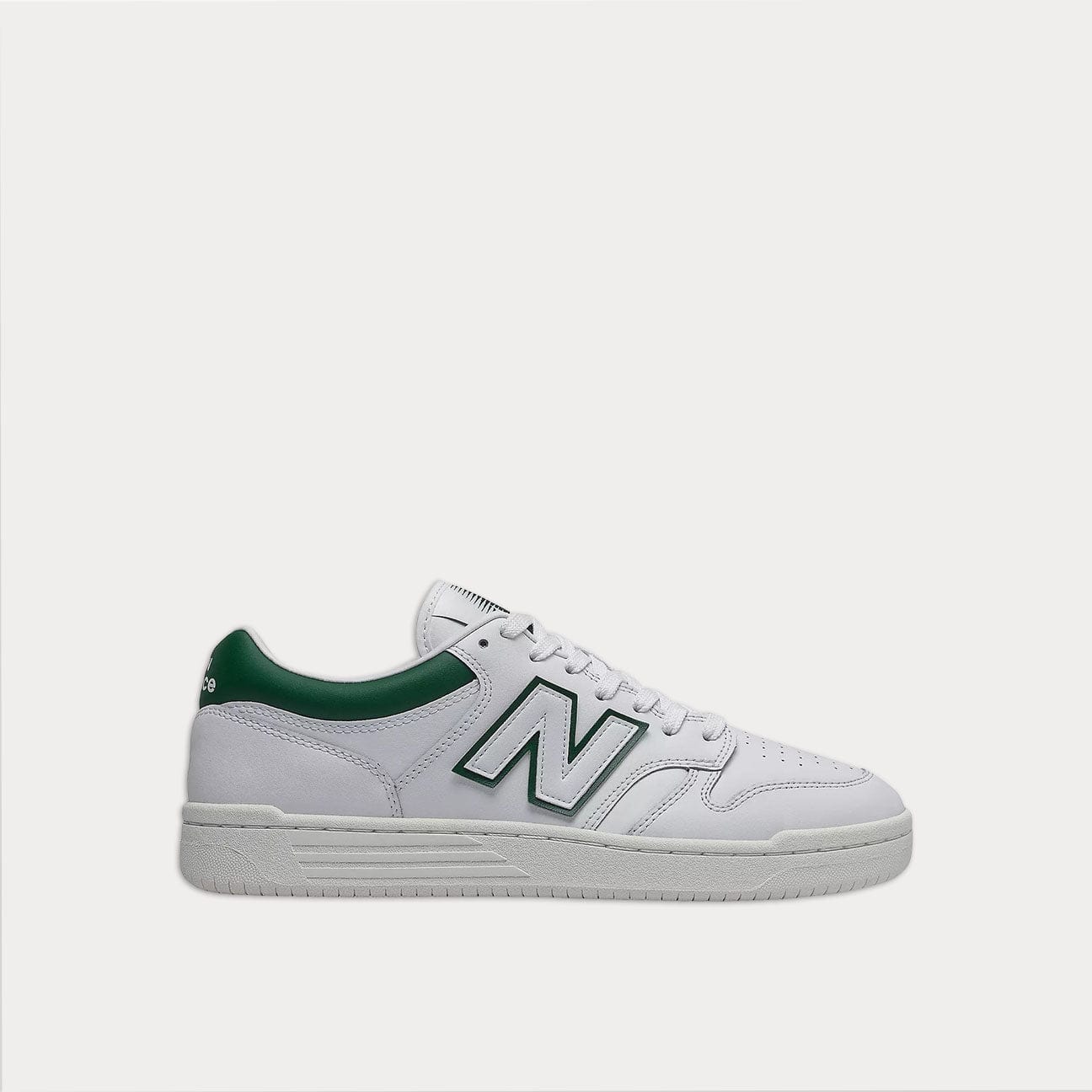 NEW BALANCE Sneakers BB480LGT Bianco e Verde