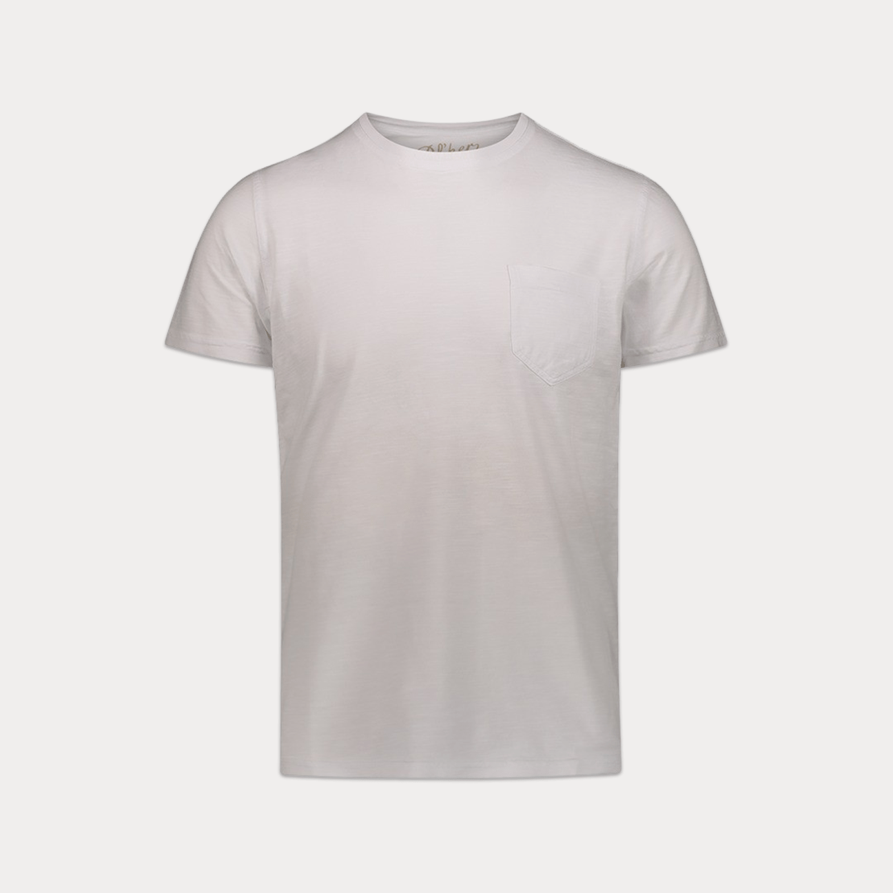 BLEEKER T-Shirt con taschino Bianco