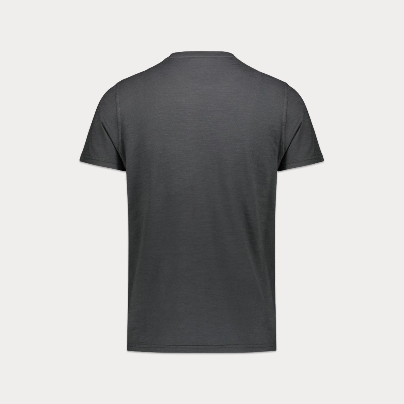 T-Shirt con taschino Nero Lavato