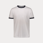 BLEEKER T-Shirt girocollo Bianco e Blue