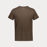 T-Shirt in cotone fiammato Brown