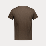 BLEEKER T-Shirt in cotone fiammato Brown