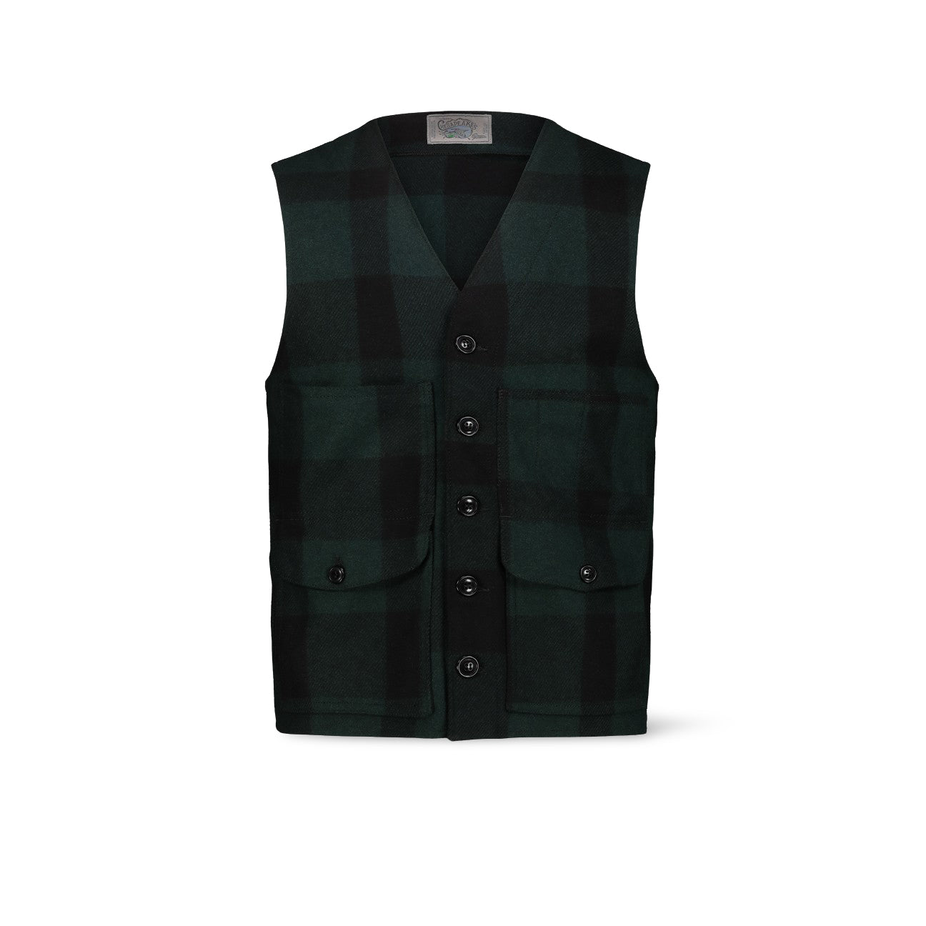 Gilet uomo Oregon Check Verde e Nero OREGON CHECK GREEN CHESAPEAKE'S 