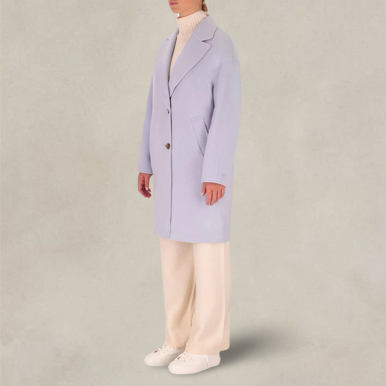 Cappotto Diana Malva DIANA 0019 LAVANDA ANFINY 