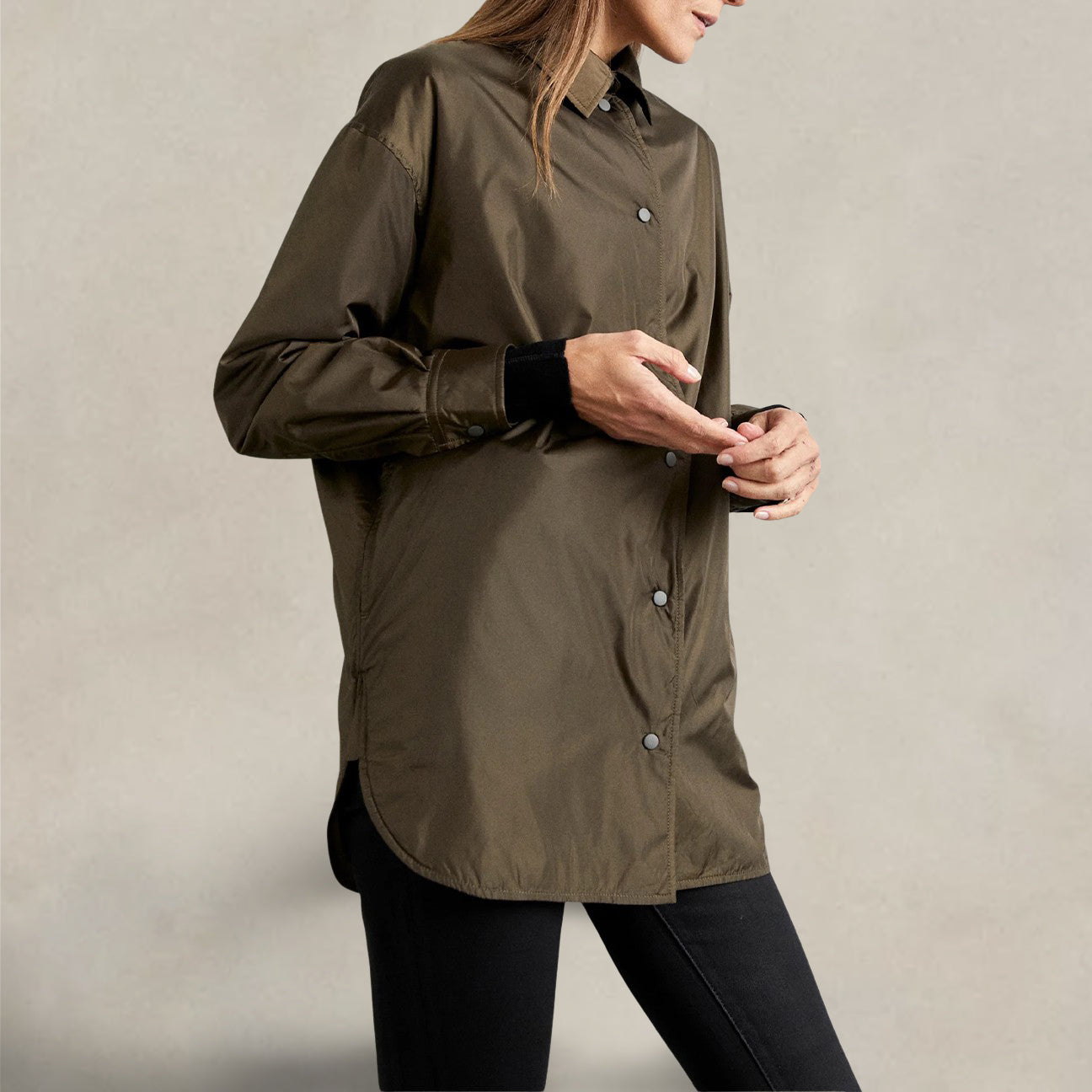 Camicia donna in nylon Basquiat Marrone 2N29 7961 BASQUIAT 237 MILITARE ASPESI 