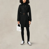 Cappotto midi doppiopetto Nero 1238 MLK 199 BLACK HARRIS WHARF LONDON 