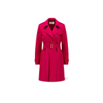 Cappotto midi doppiopetto Fuxia 1238 MLK 576 PINK HARRIS WHARF LONDON 