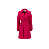 Cappotto midi doppiopetto Fuxia 1238 MLK 576 PINK HARRIS WHARF LONDON 