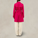 Cappotto midi doppiopetto Fuxia 1238 MLK 576 PINK HARRIS WHARF LONDON 